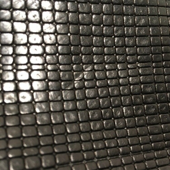 Sondra Roberts Black Faux Leather Patterned Hobo - Picture 8 of 8